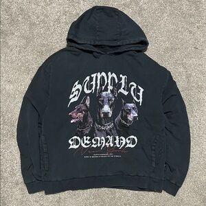 Vintage Supply And Demand Three Dog Hoodie